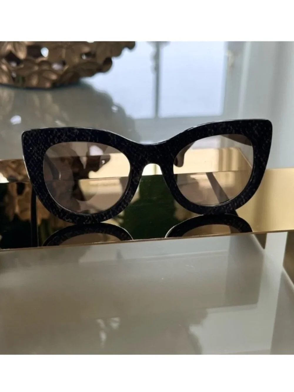 RARE Alice + Olivia Retro Oversized Cat-Eye Sunglasses